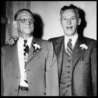 Bill Wilson y Dr. Bob Smith, fundadores de AA